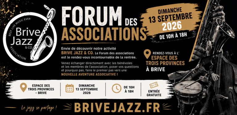 Brive Jazz & Co au forum des associations 2026